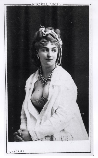 Ritratto di Mery Laurent da Andre Adolphe Eugene Disderi